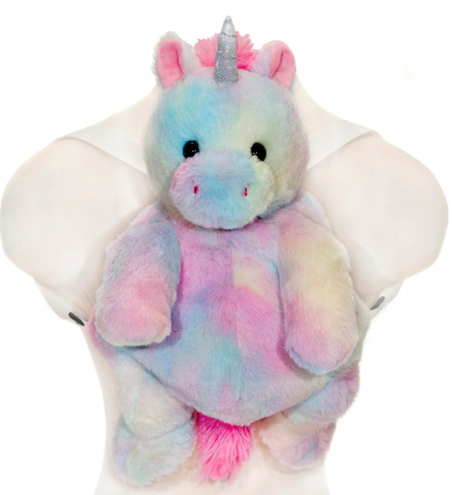 Take your best friend with you everywhere! Such a cute and super soft backpack.