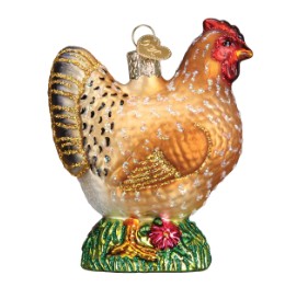 Ornament - Hen Chicken, 4