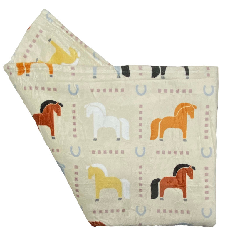Pony Palisade Throw Blankets