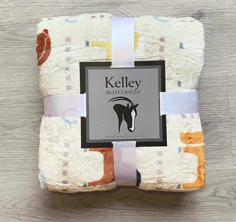 Pony Palisade Throw Blankets