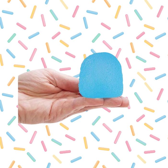 2.4" Squishy Slow Rise Gumdrop Sensory Squeeze Stress Relief Toy Fidget, Display of 12