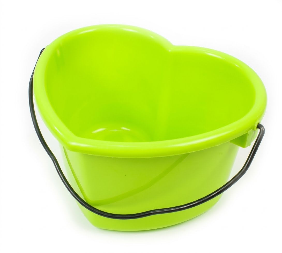 Heart Pail, 6 Qt in Lime