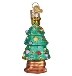 Ornament - Christmas Tree Kitty, 3.25"