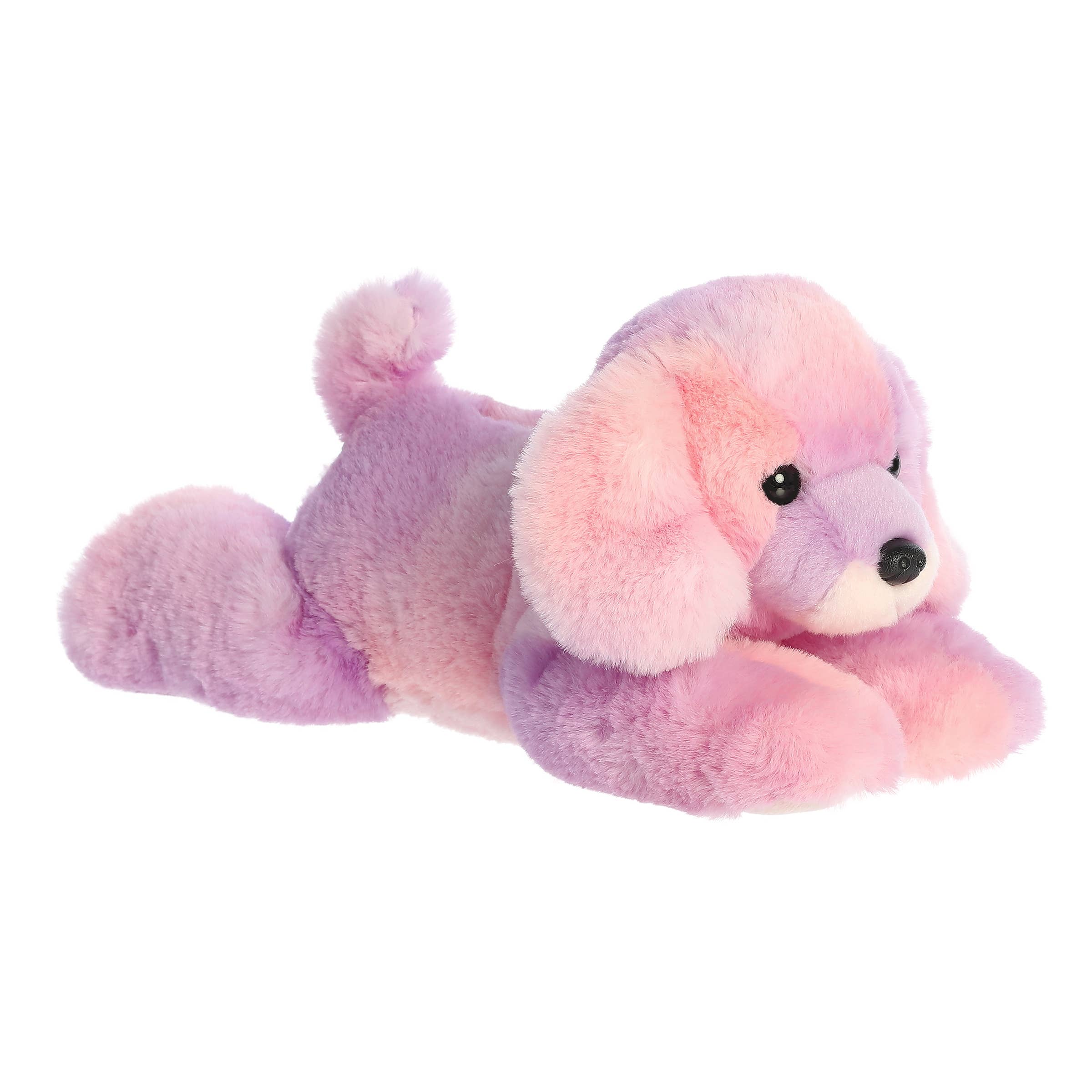 12" Plush Flopsie Paisley Rainbow Puppy