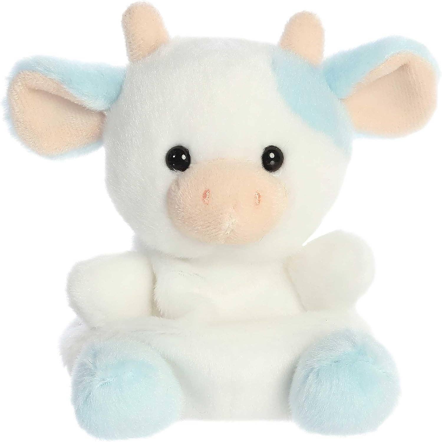 5" Plush Skyla Blueberry Cow Palm Pal