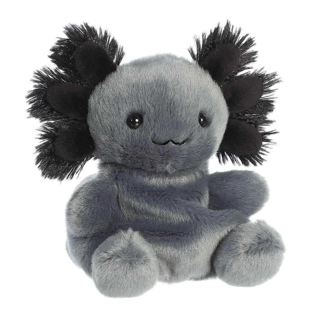 5" Plush Onxy Axolotl Palm Pal