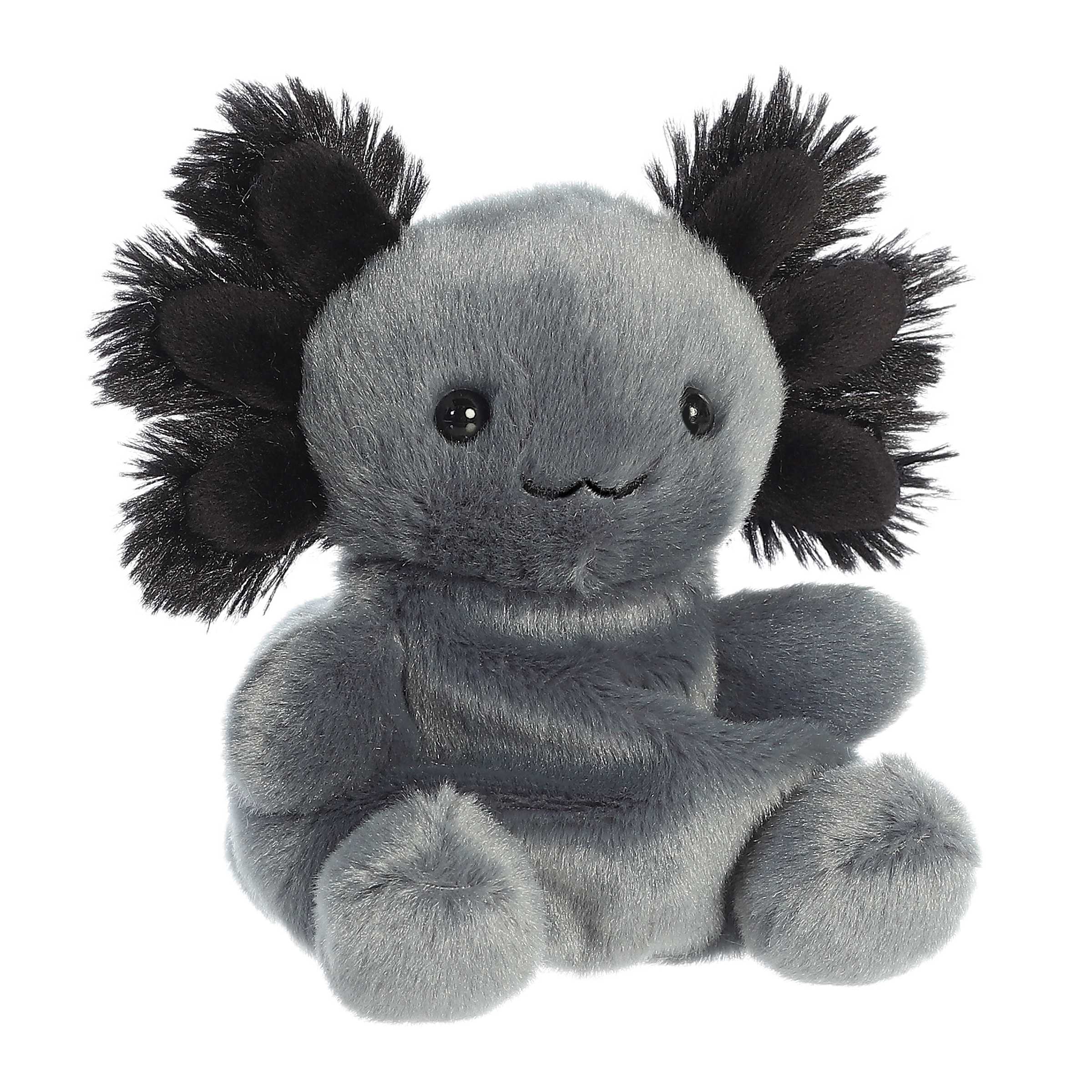 5" Plush Onxy Axolotl Palm Pal