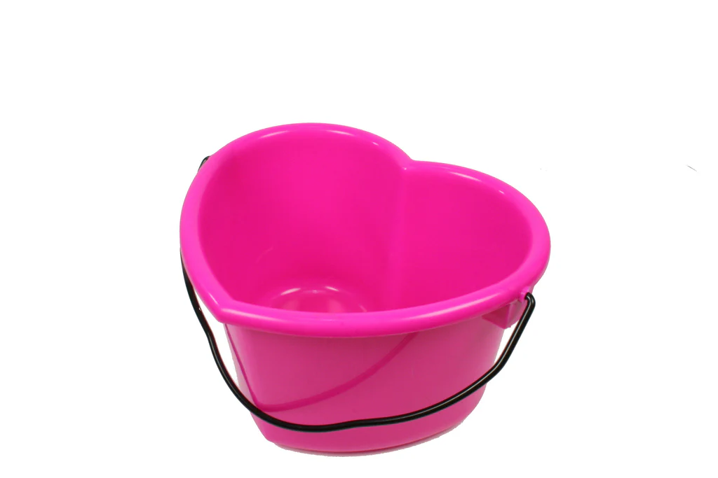 Heart Pail, Blue 6 Qt