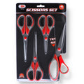 Multi-purpose Cushion Grip Scissor Set of 4