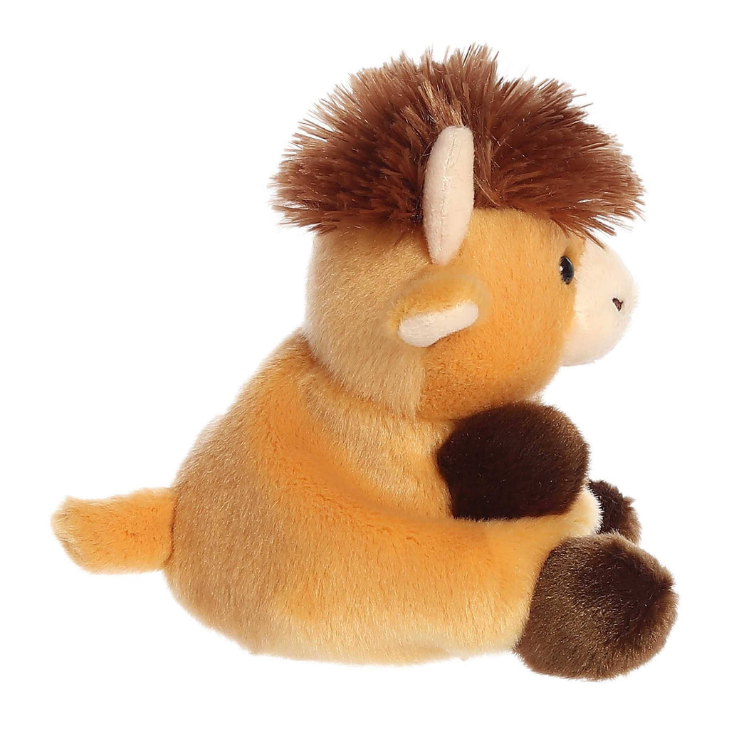 5" Plush Hubert Highland Cow Palm Pal