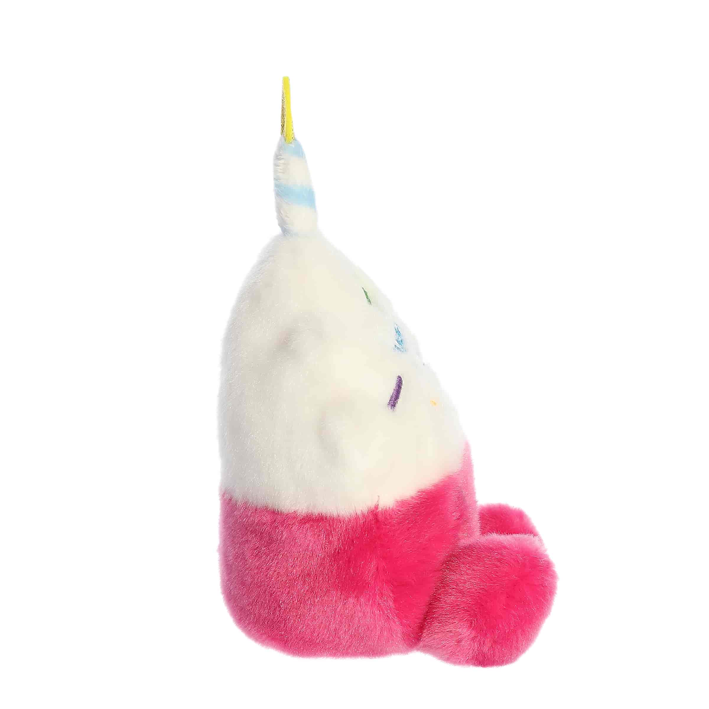 5" Plush Sparkle Birthday Cupcake Palm Pal