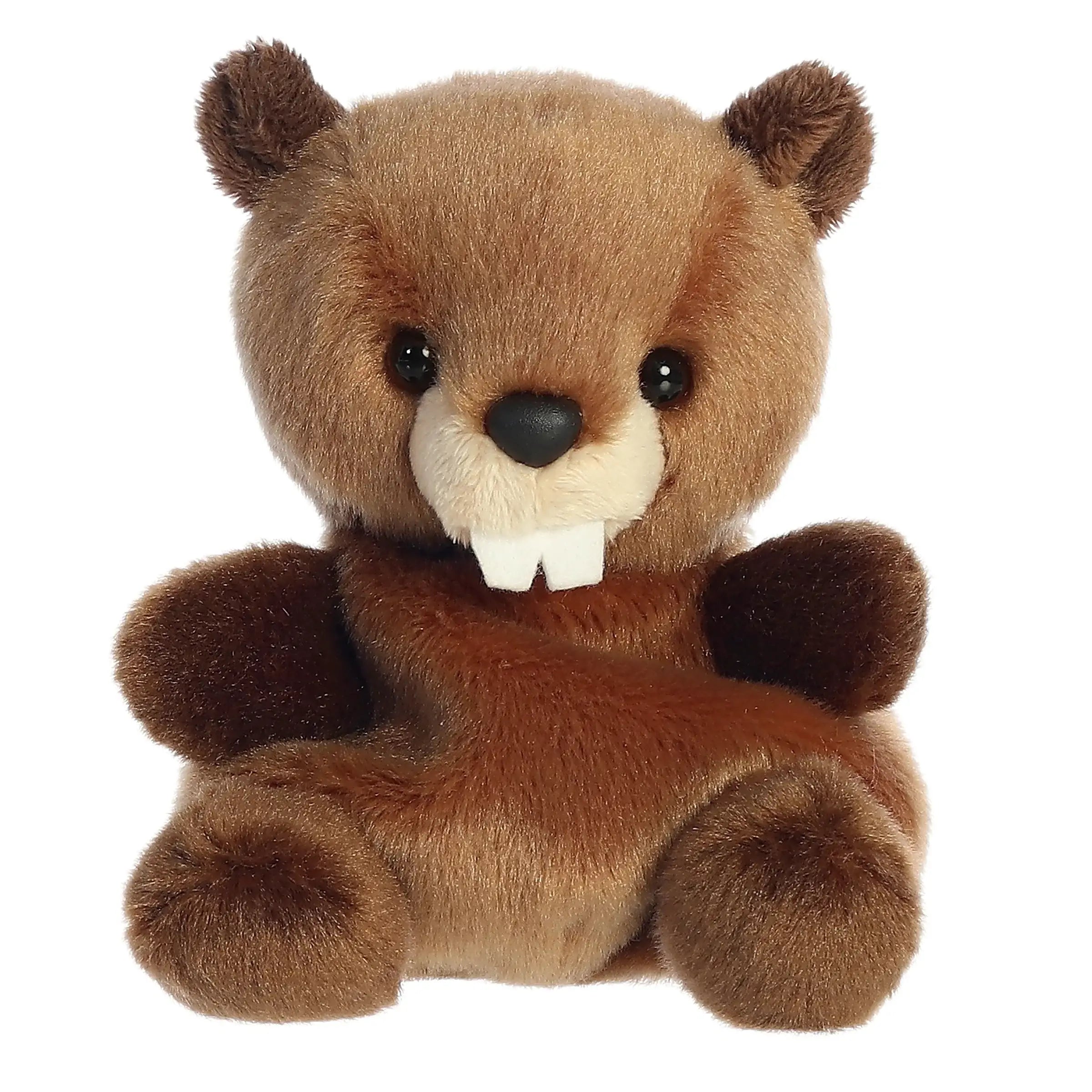 5" Plush Chewy Beaver Palm Pals