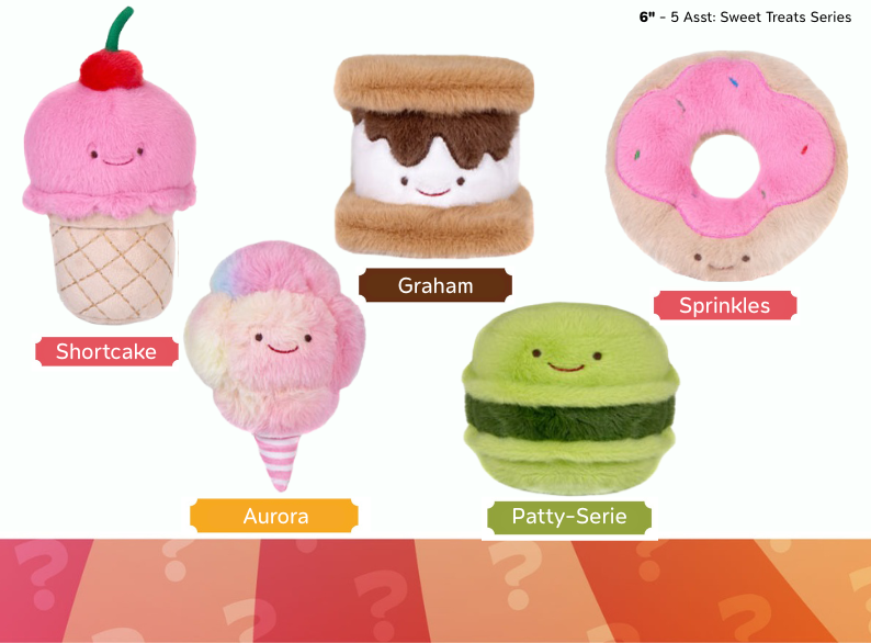 6" Plush Scented Munchie Sweet Treat Blind Pack