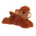 8" Plush Mini Flopsie Highland Cow Calf