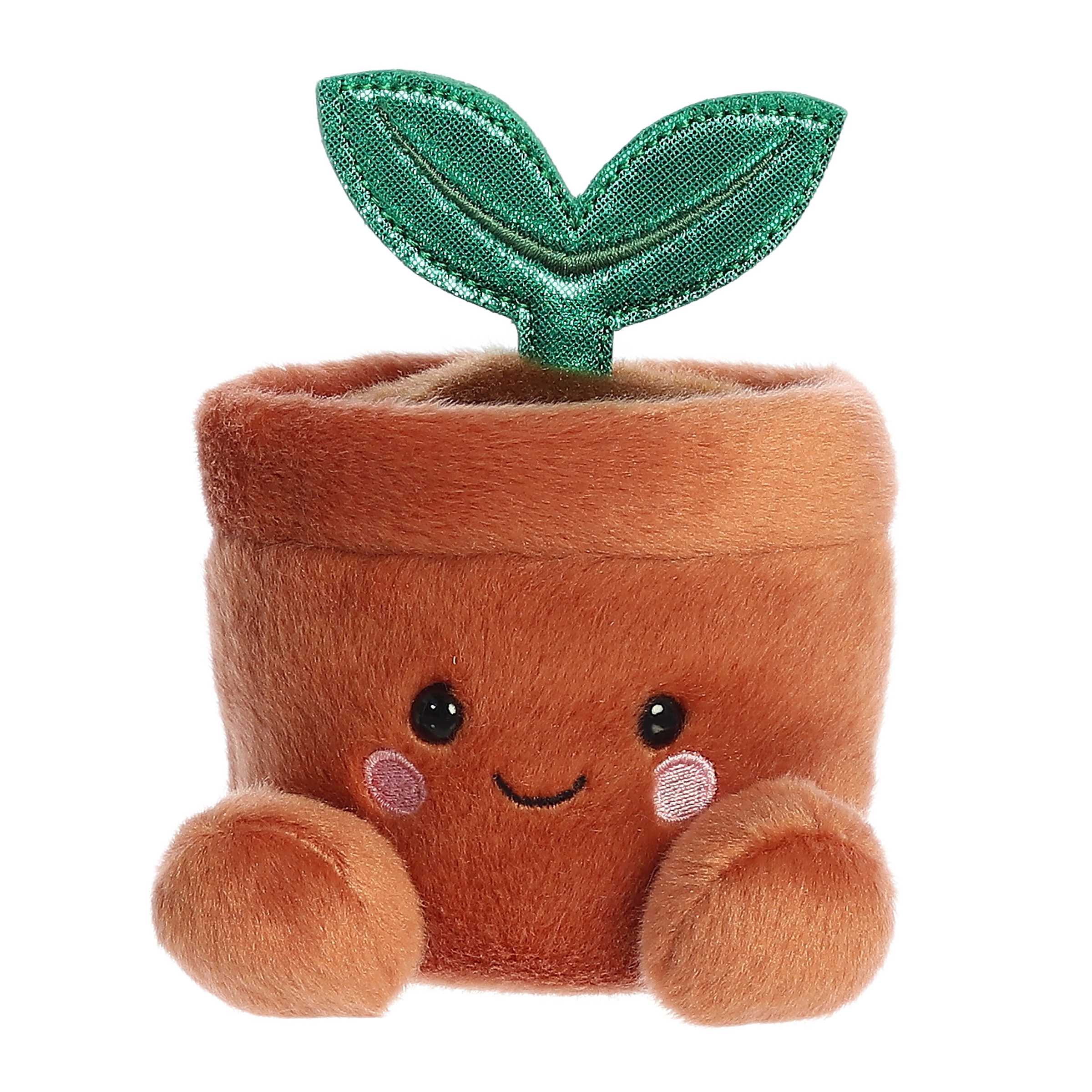 5" Plush Terra Potted Plant Palm Pal