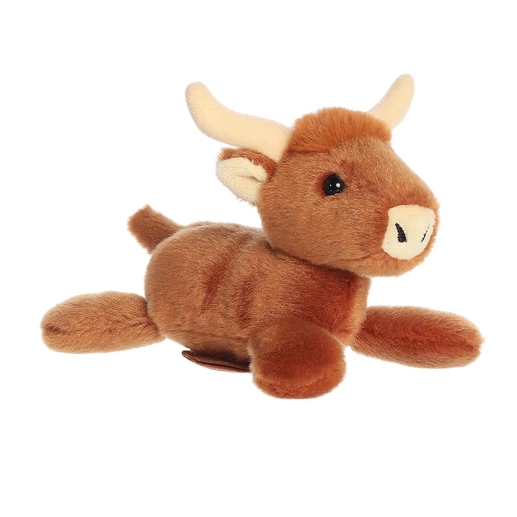 6" Plush Haddow Highland Cow Shoulderkin