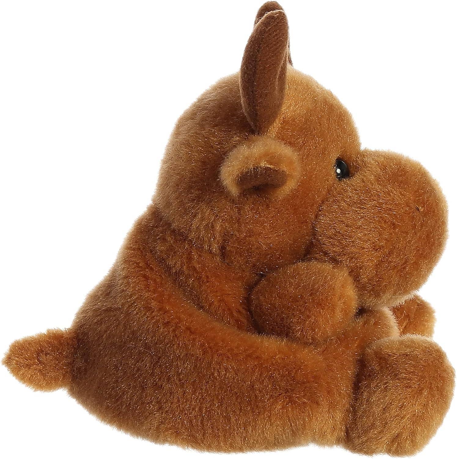 5" Plush Cinnamon Moose Palm Pal