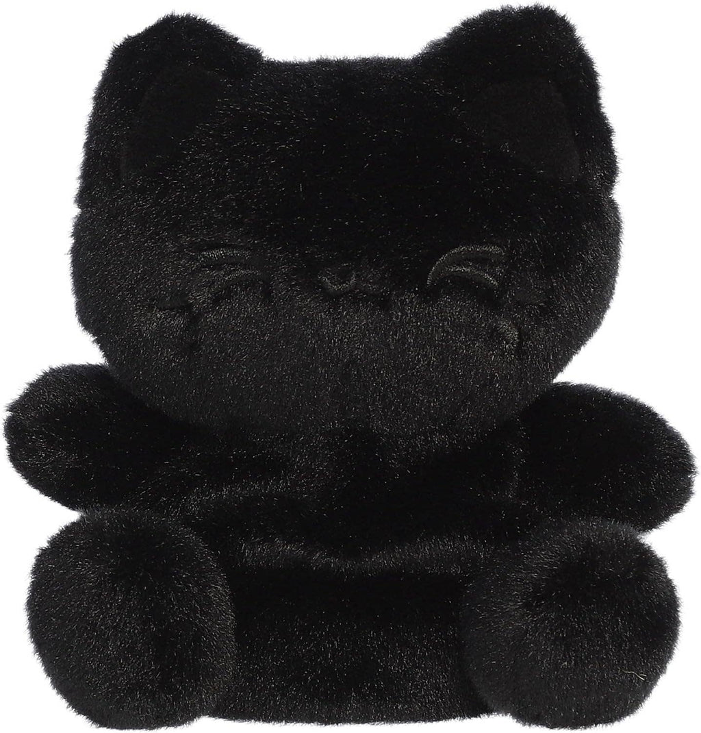 5" Plush Sesame Blackout Meowchi Cat Palm Pals