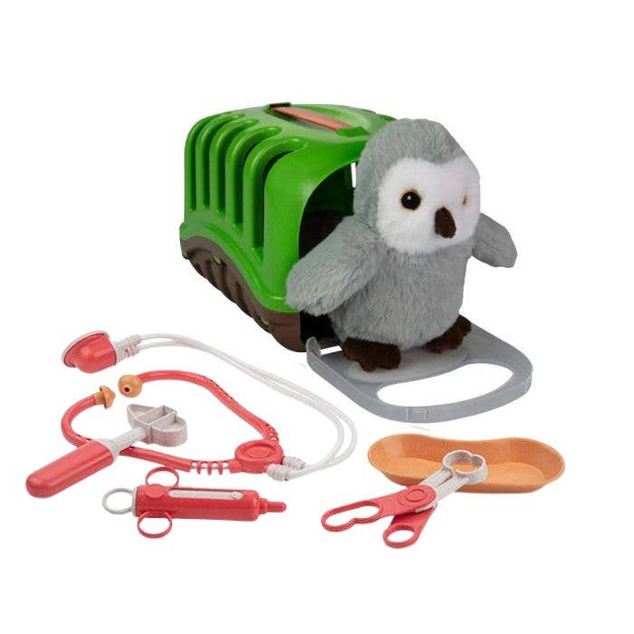 Plush Barn Snowy Owl Veterinary Set