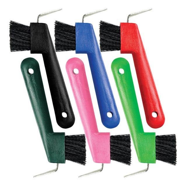 Hoof Pick with Brush, assorted colors