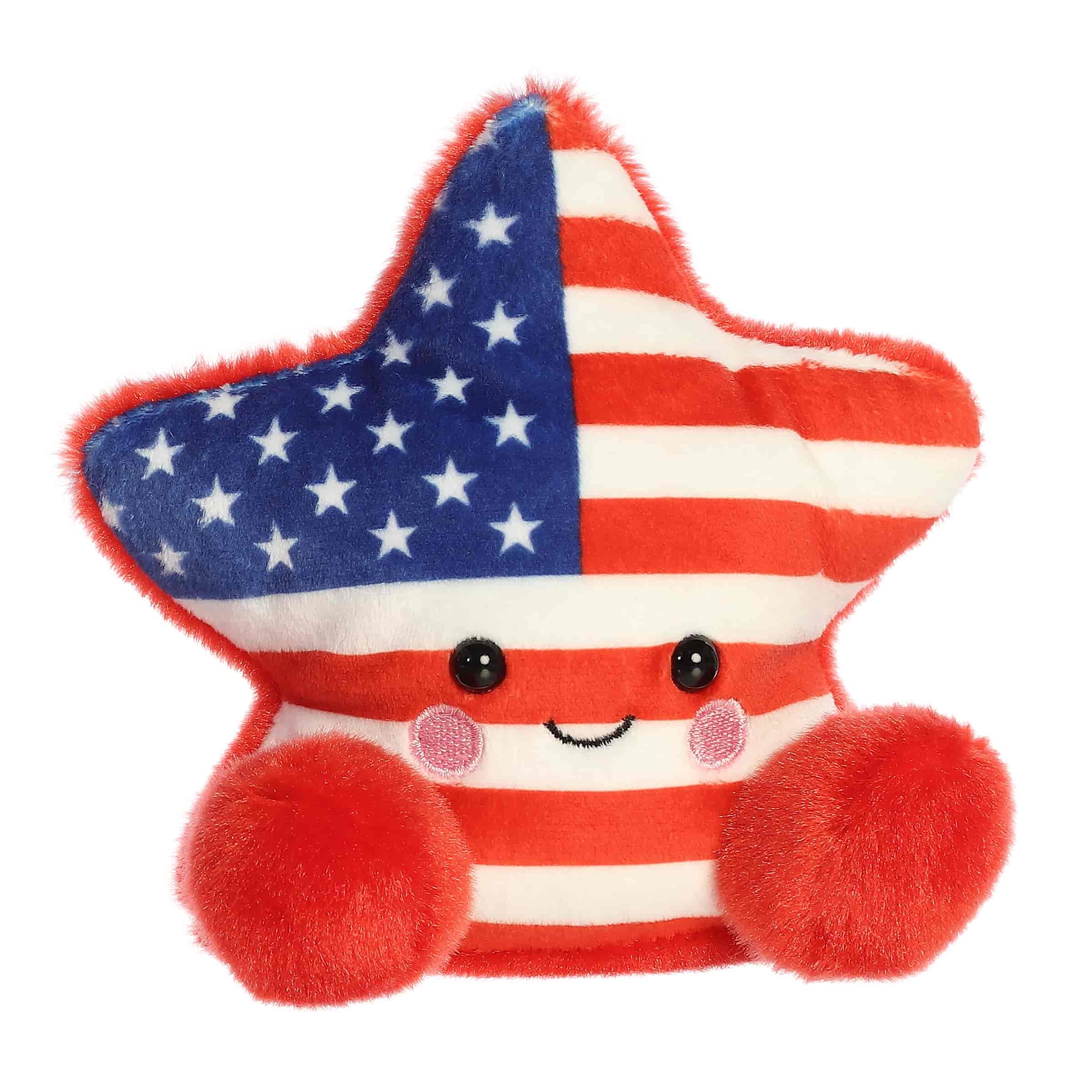 5" Plush Americana Star Palm Pal