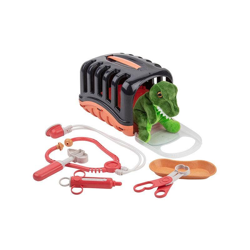 Plush T-Rex Dinosaur Veterinary Set