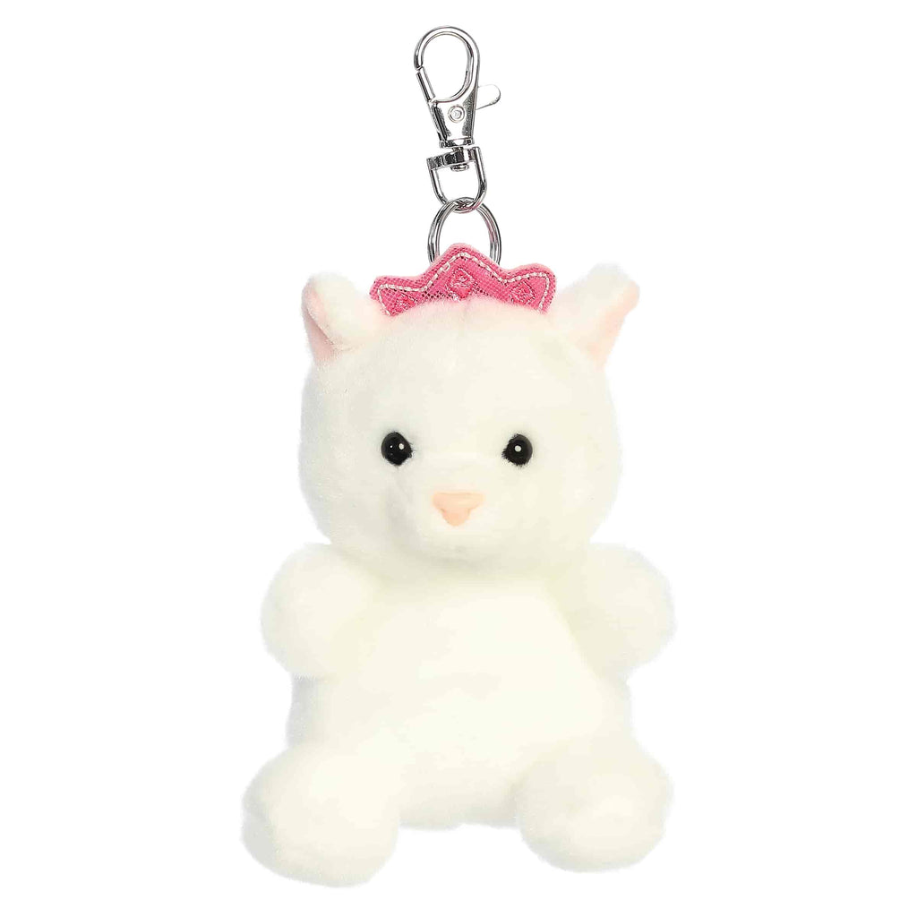 4" Plush Priscilla Princess Kitty Palm Pals Clip-On