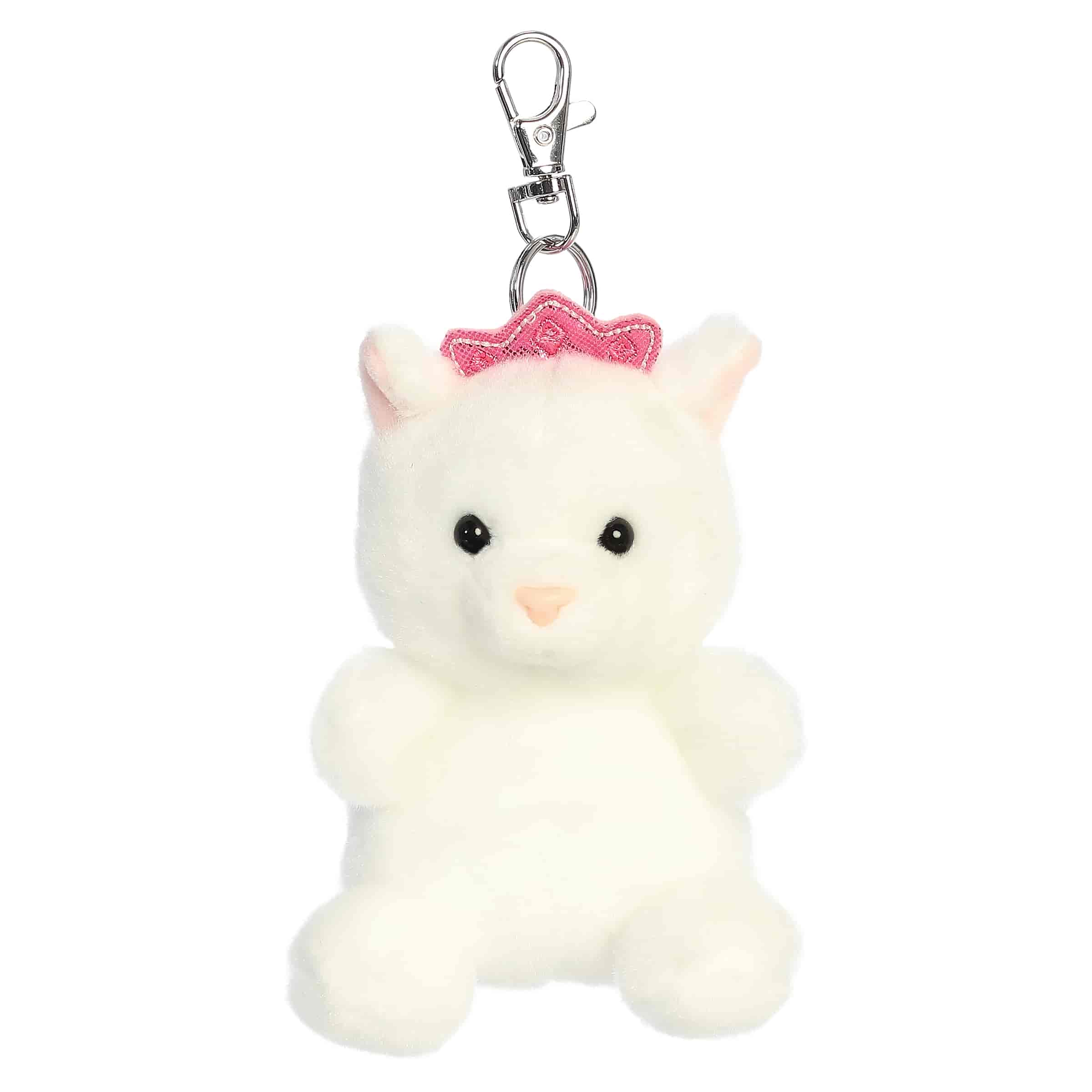 4" Plush Priscilla Princess Kitty Palm Pals Clip-On