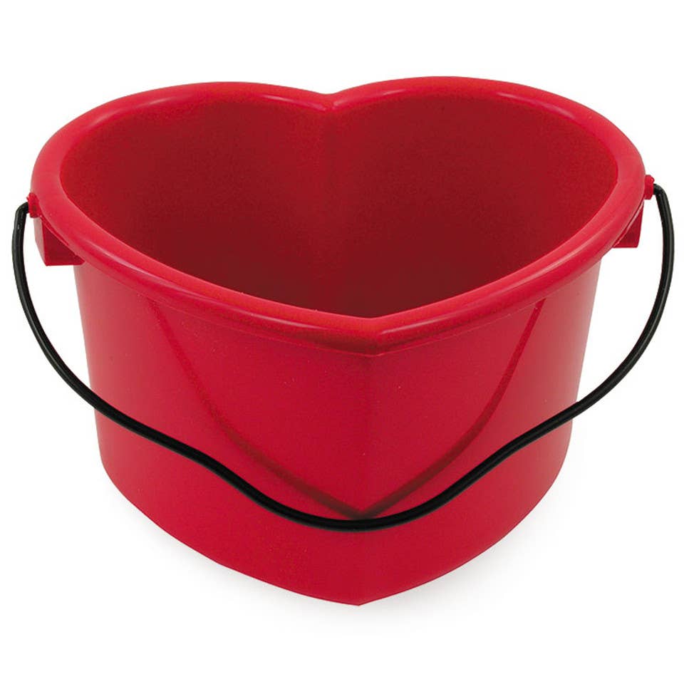 Heart Pail, Blue 6 Qt
