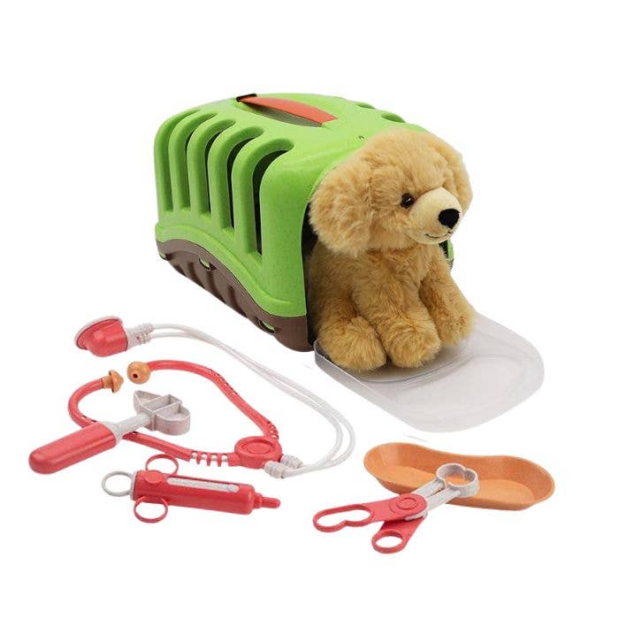 Plush Dog Veterinary Set