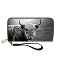 Highland Cow Clutch Wallet