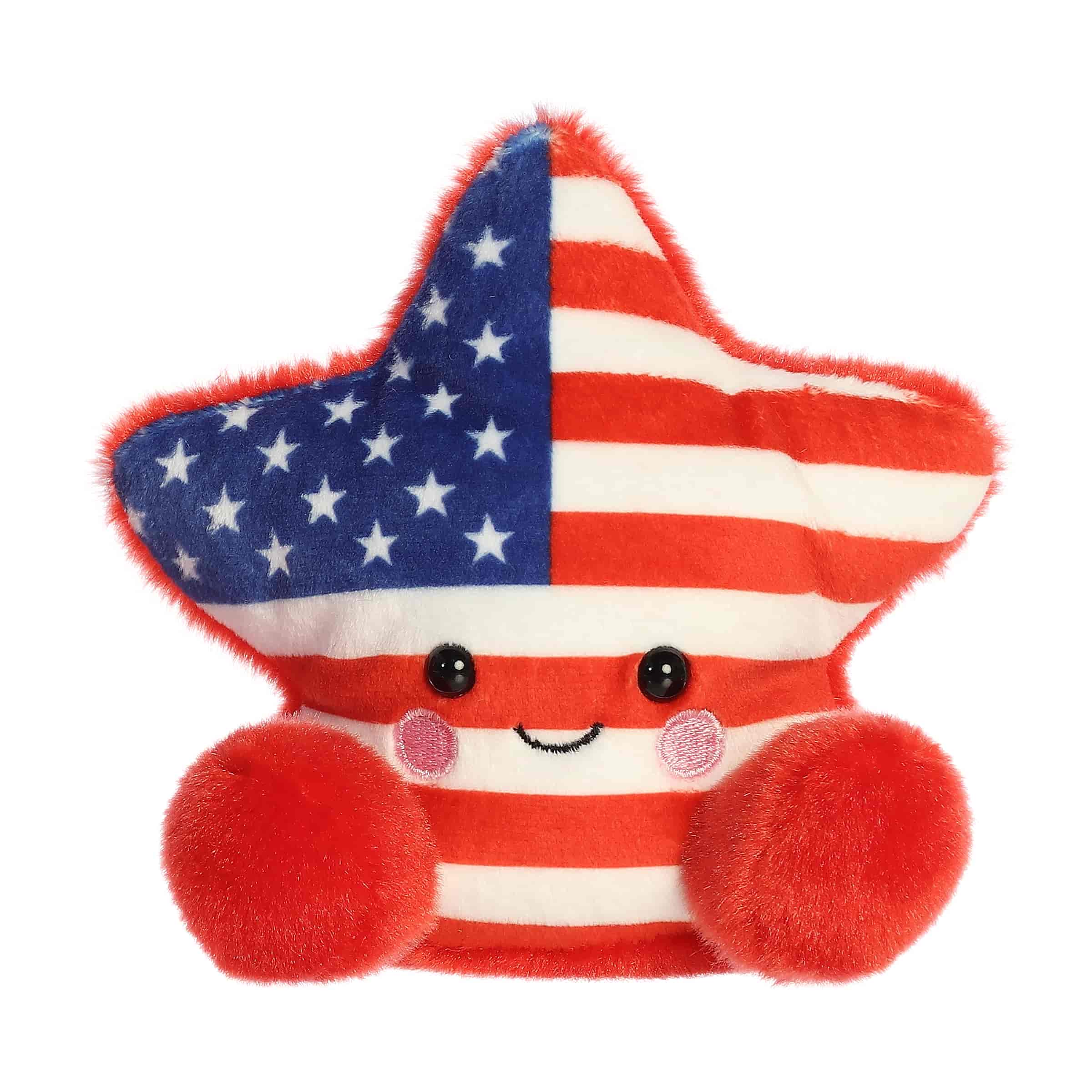 5" Plush Americana Star Palm Pal