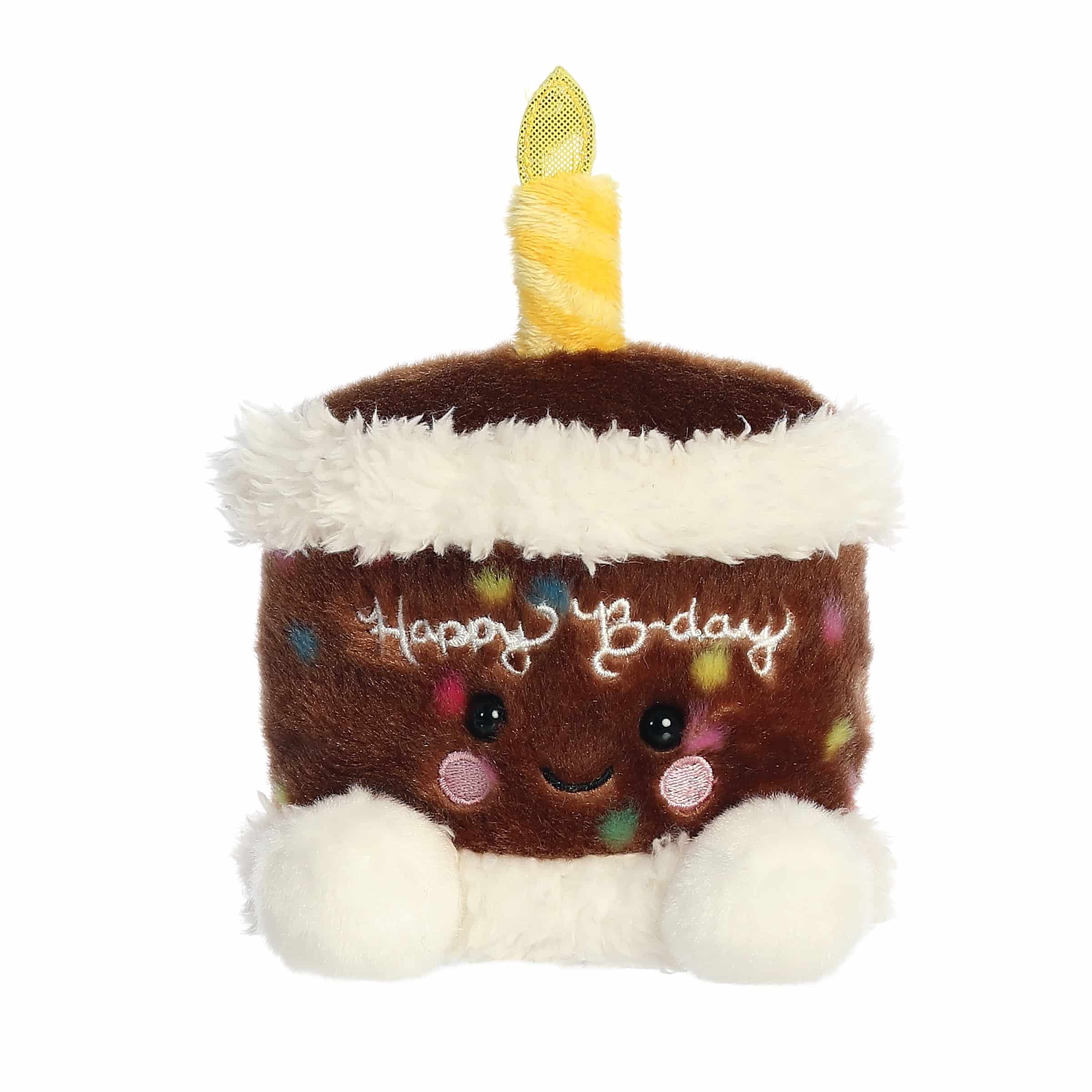 5" Plush Choco B'Day Cake Palm Pal