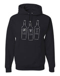 Wine Bottle Trio Sweatshirt, 2X Large