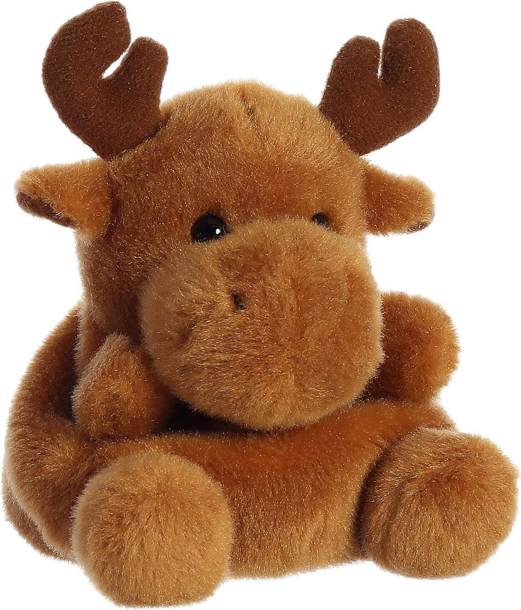 5" Plush Cinnamon Moose Palm Pal