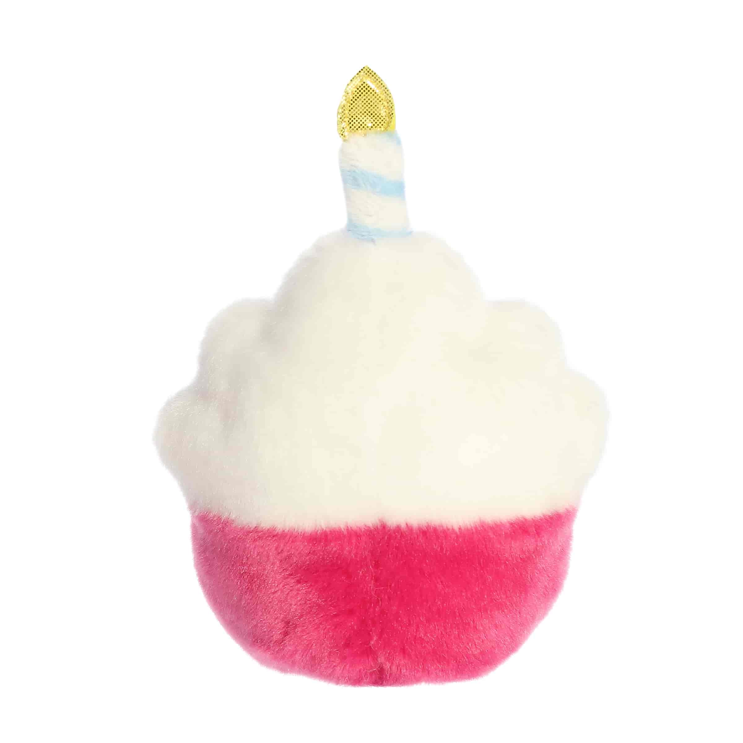 5" Plush Sparkle Birthday Cupcake Palm Pal