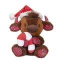 9" Plush Christmas Highland Cow Sound and Lights