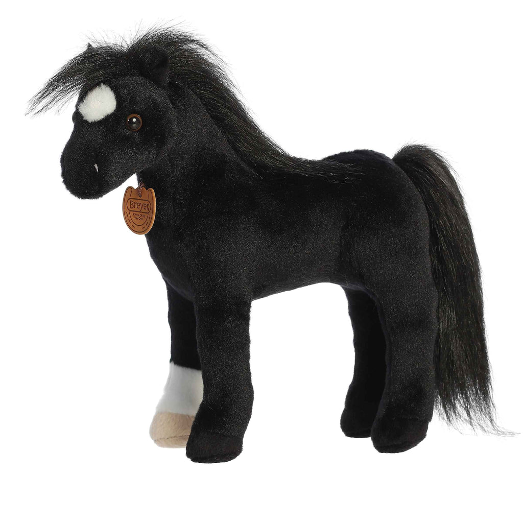 13" Breyer Showstoppers Plush, Thoroughbred Black
