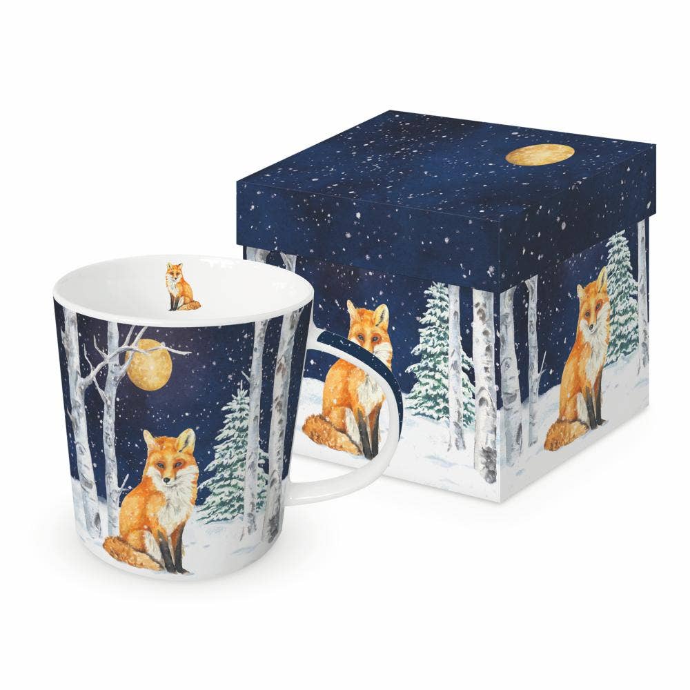 Boxed Mug, Midnight Fox
