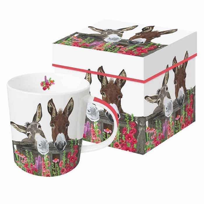 Boxed Mug, Burro/Donkey Friends
