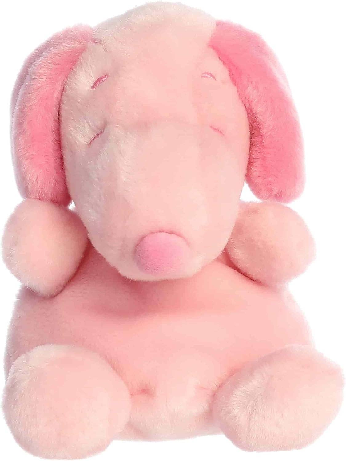 5" Plush Snoopy Color Collection Palm Pals Light Pink