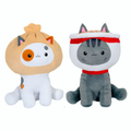 5.5" Plush Foodie Jed and Claire Dumpling and Ramen Cats