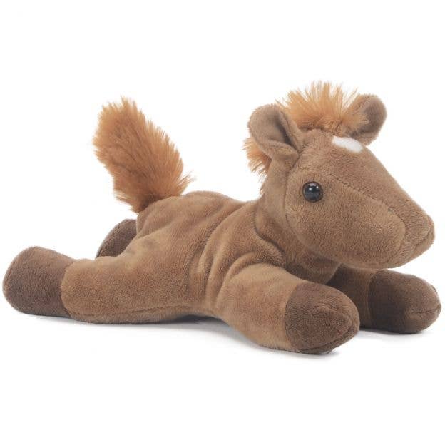 6" Plush Horse with Sound, Brown