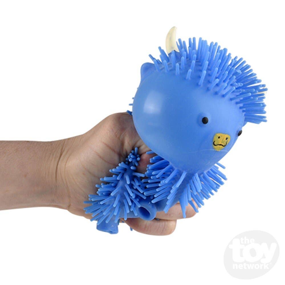 4" Highland Cow Puffer Sensory Toys, Display of 12