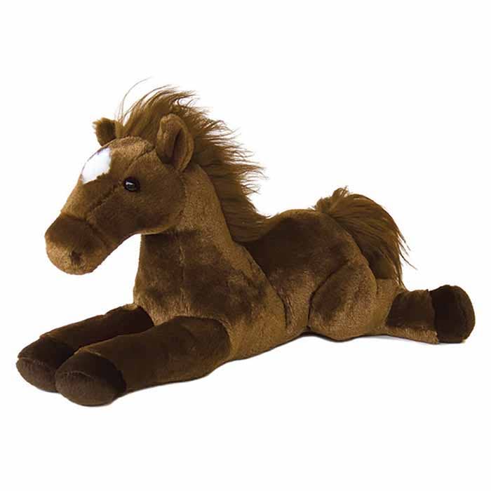 12" Plush Outlaw Horse, Brown