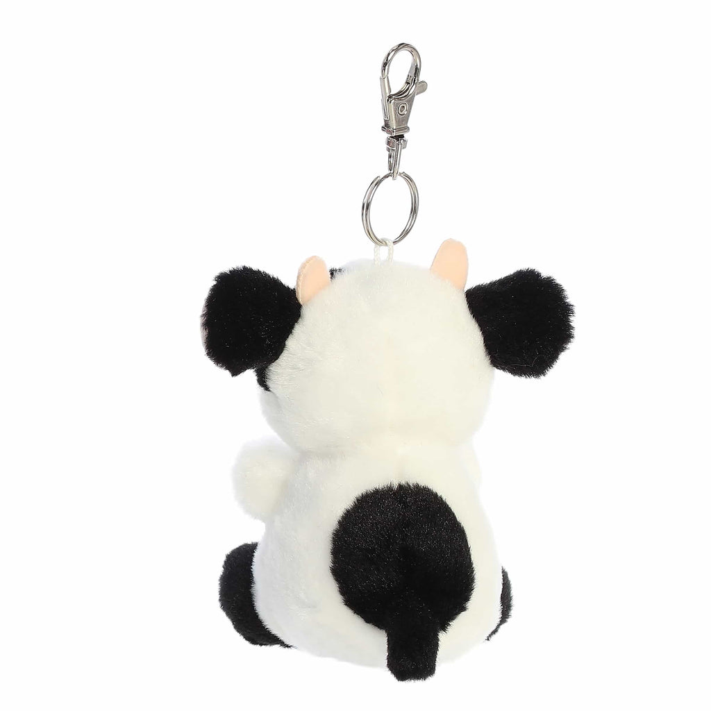 4" Plush Sweetie Cow Palm Pals Clip-On