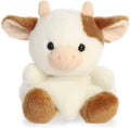 5" Plush Caroline Brown Cow Palm Pal