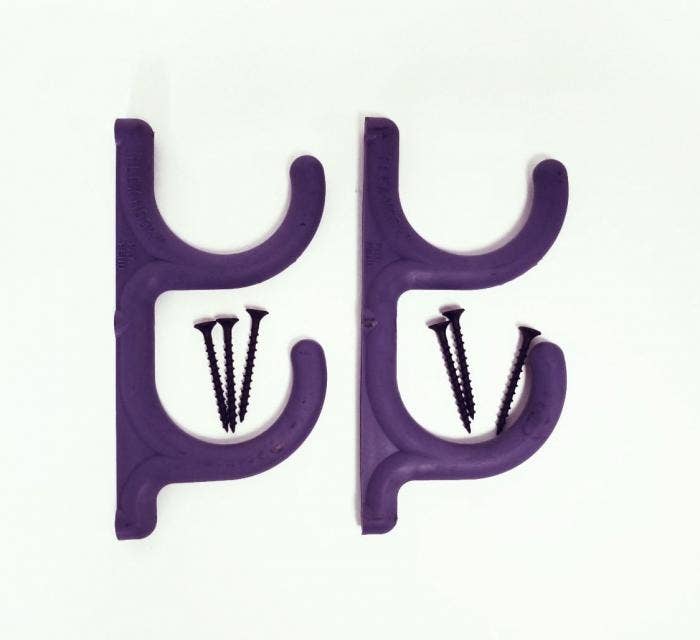 DOUBLE DECKER Flex-Hook, 2-pack, Purple