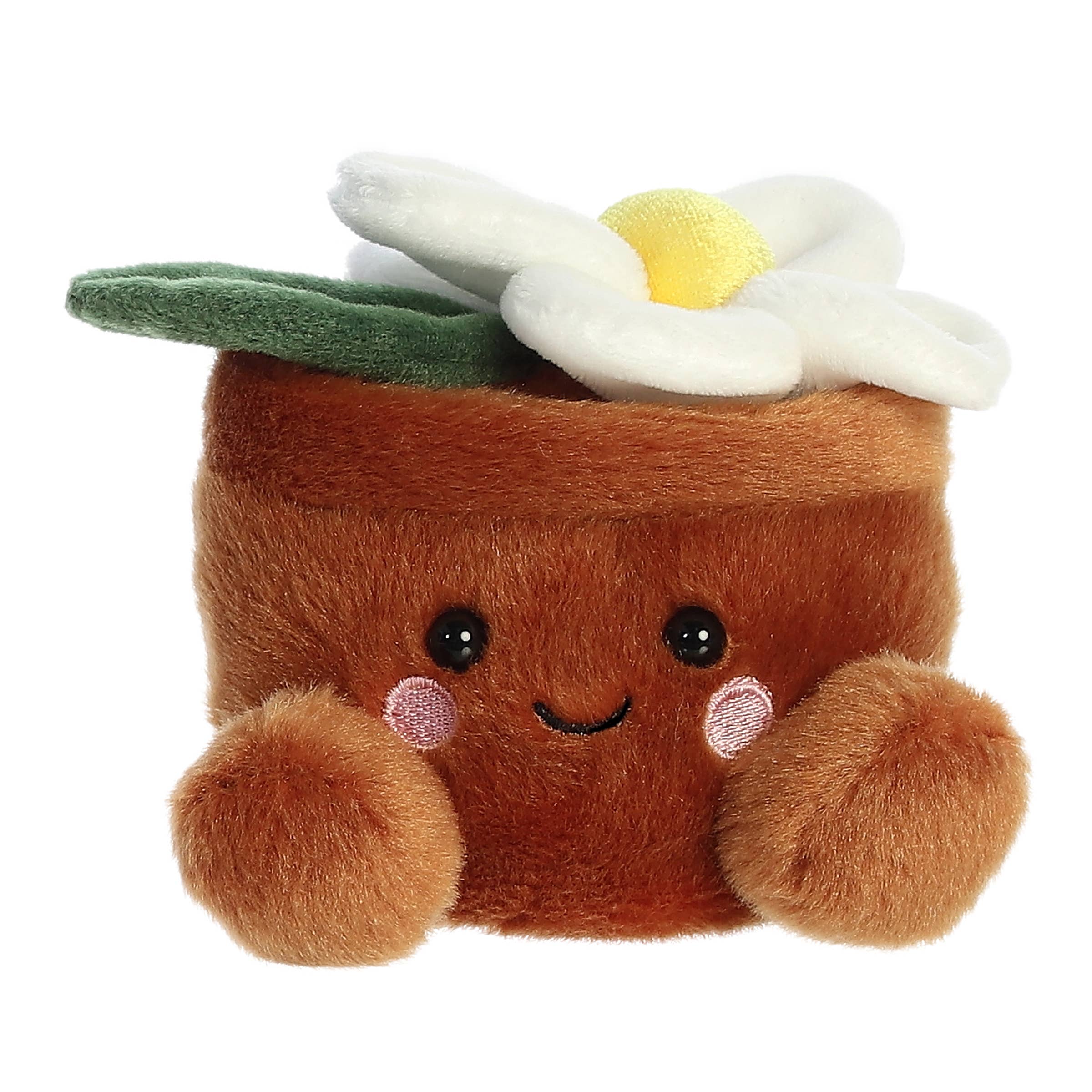 5" Plush Junie Potted Daisy Palm Pal