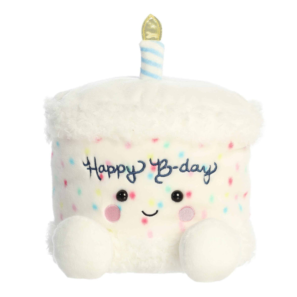 13" Plush Happy B'Day Cake Party-Sized Palm Pals